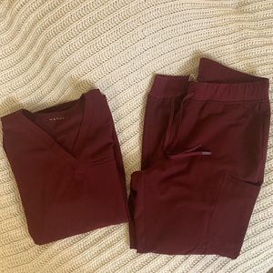 Mandala Scrub Set size L in Wine